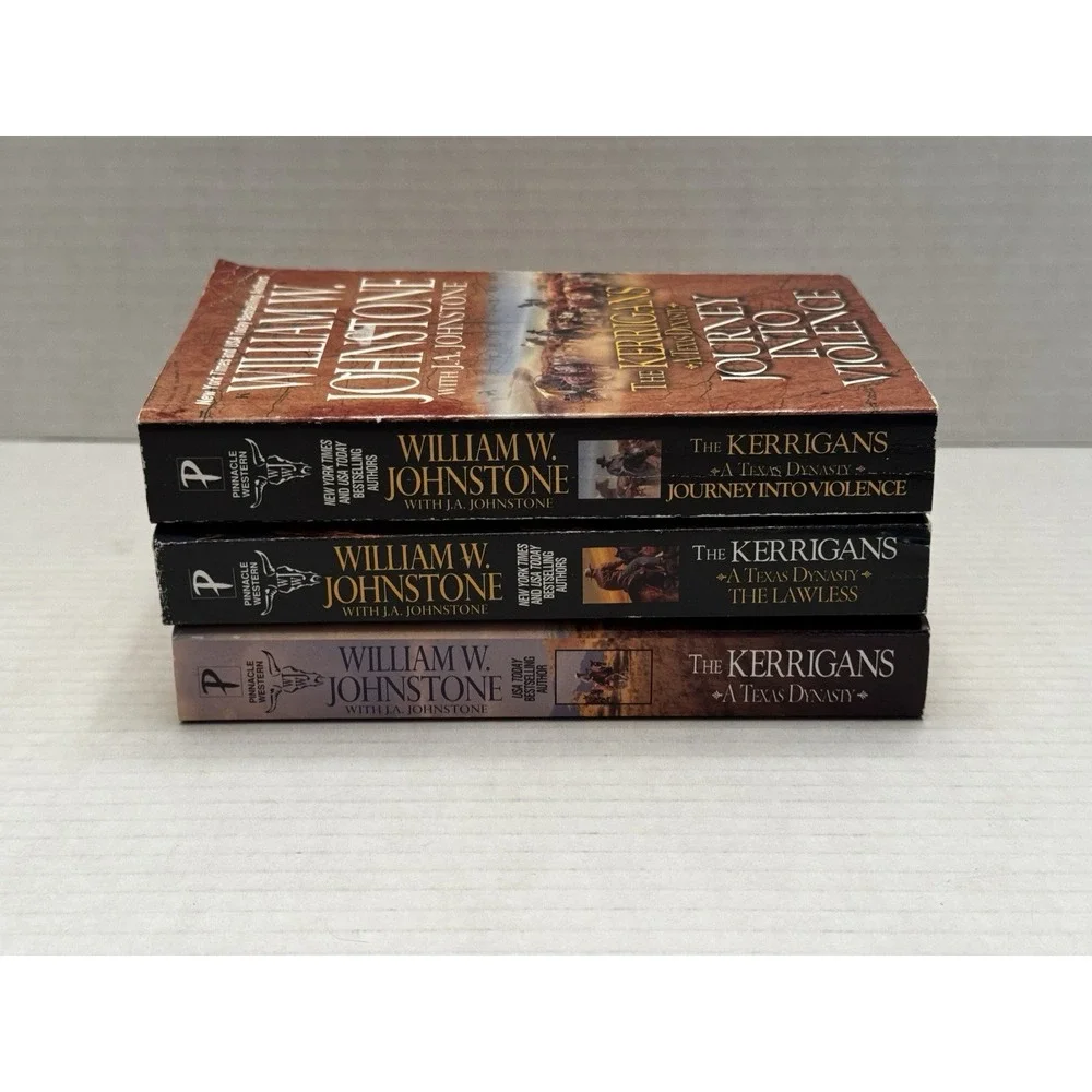 Kerrigans A Texas Dynasty William Johnstone 3/5 Titles Western Wild West Books‎